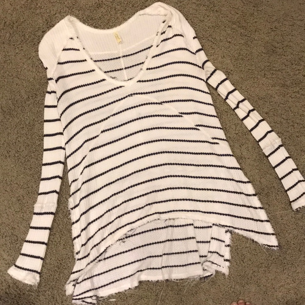 Free People striped sweater